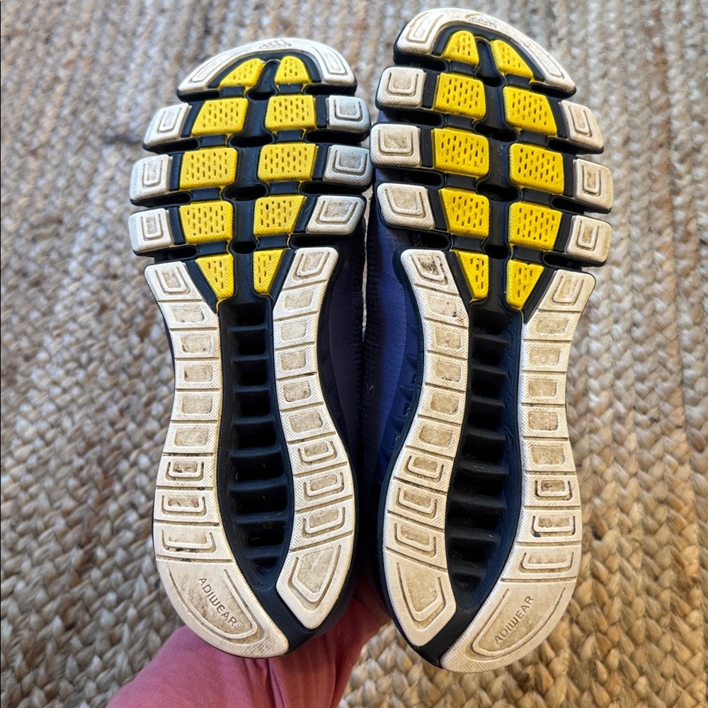 Adidas by Stella McCartney Purple and Black Sneakers with Yellow Accents - Picture 11 of 11